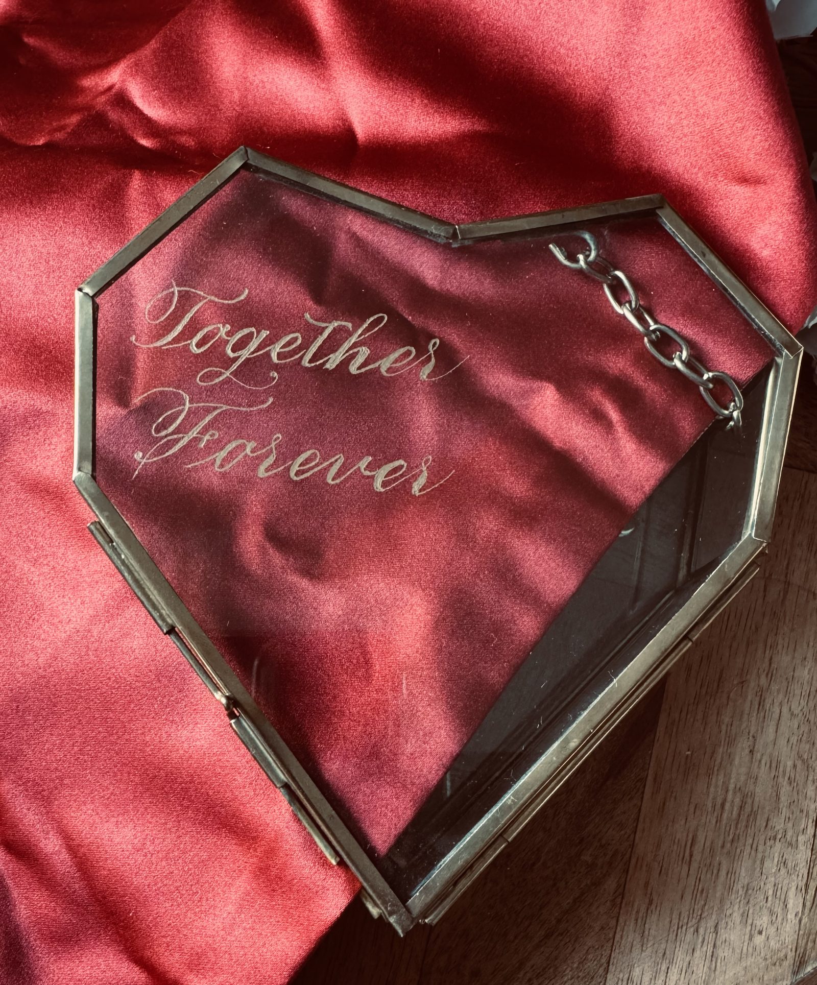 Engraved luxury keepsake