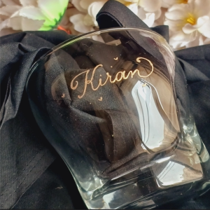 Water Glass with Engraving
